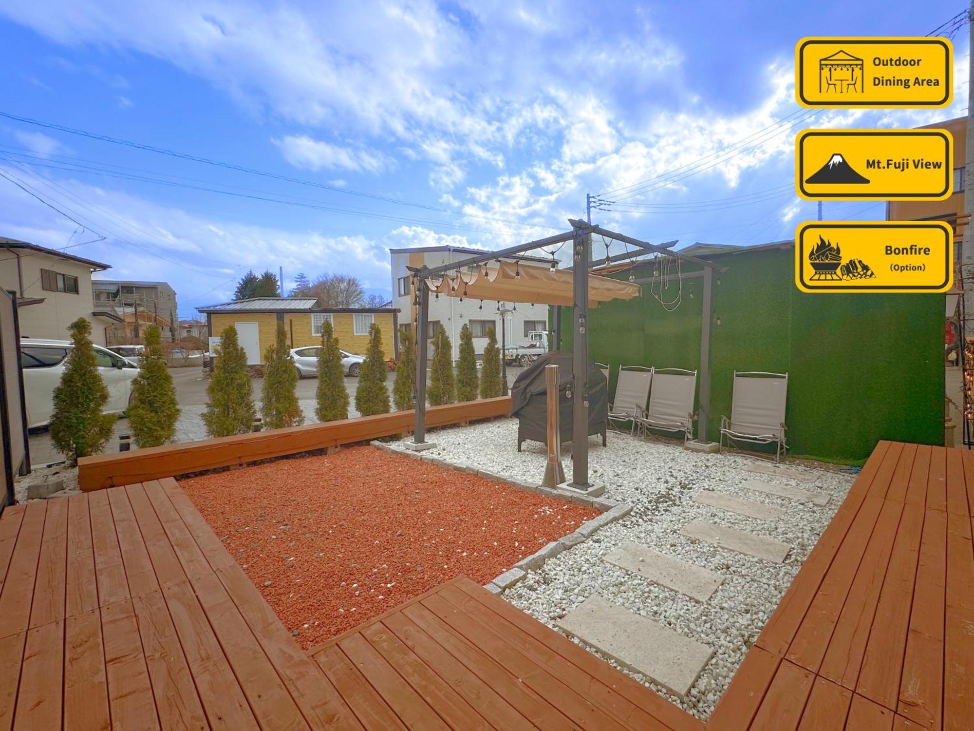 ヴィラ山間堂premier Garden Villa Bbq Bonfire Fuji View Annovillas Sankando Фуджикавагучико Екстериор снимка