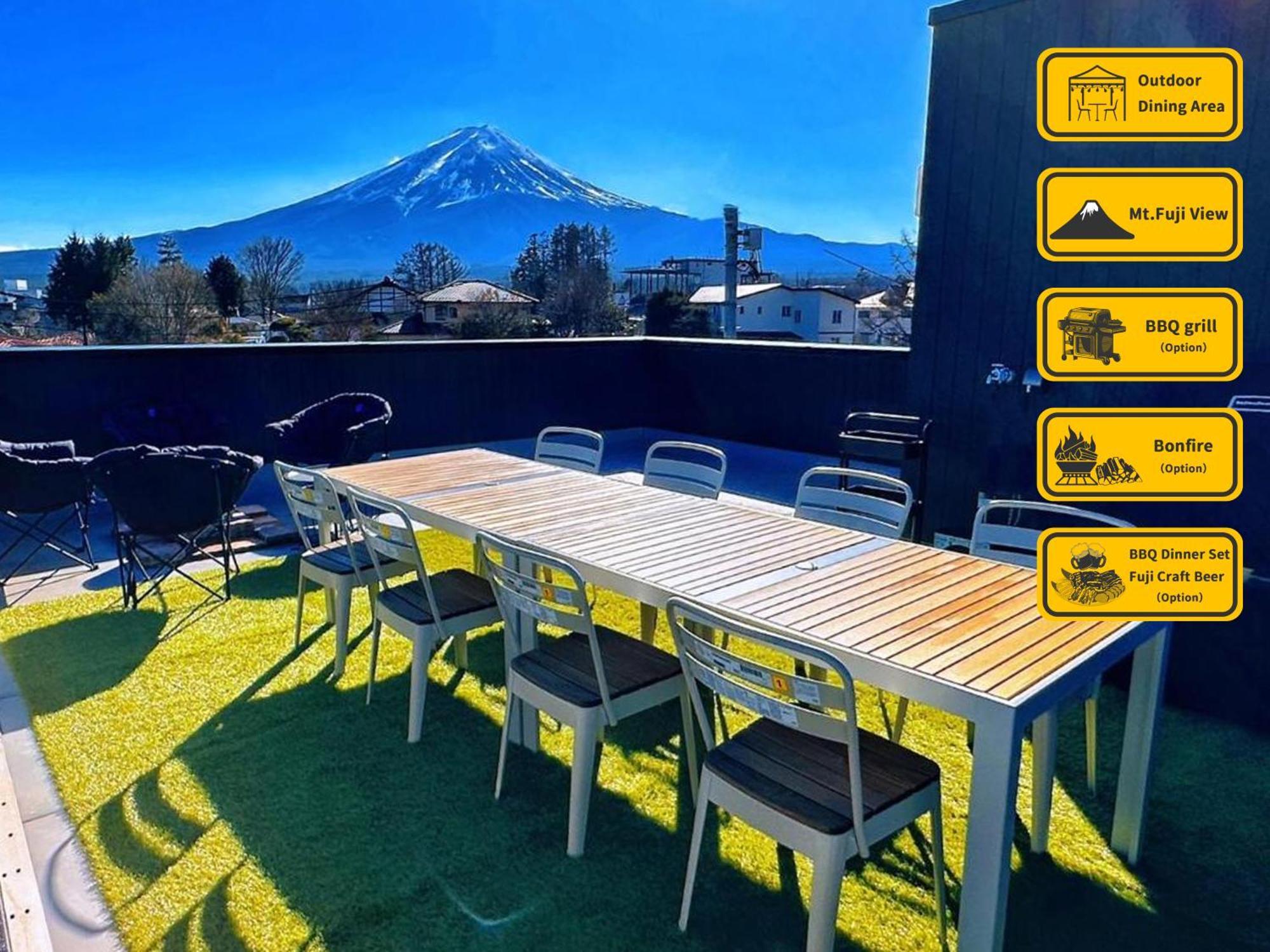 ヴィラ山間堂premier Garden Villa Bbq Bonfire Fuji View Annovillas Sankando Фуджикавагучико Екстериор снимка